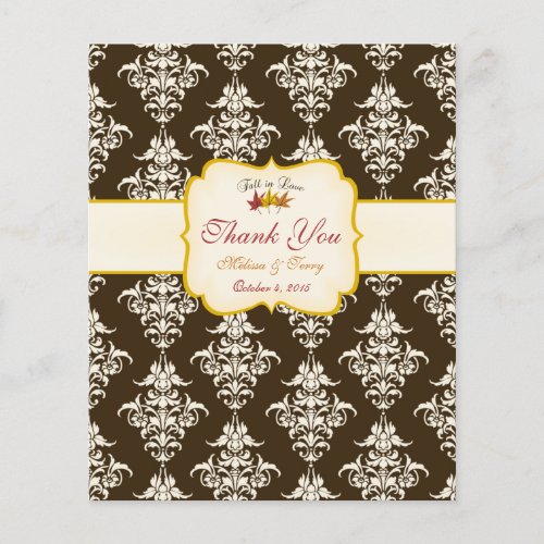 Fall in Love Candy Bar Wrapper
