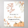 Fall in Love Engagement Party Welcome Sign