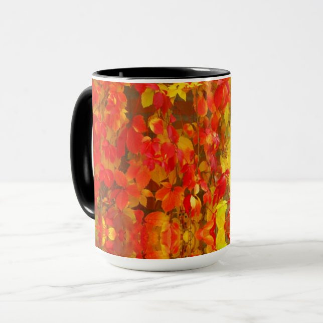 Fall in love, Fall in tea Mug (Front Left)