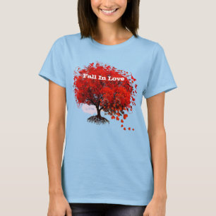 Fall In Love Hoodie Swirls Roots Hearts Falling T-Shirt
