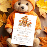 Baby Shower Invite Pumpkin Falling in Love Autumn
