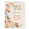 Fall in Love Pumpkin Bridal Shower Welcome Sign