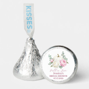 Fall in Love Pumpkin Fall Peony Bridal Shower Hershey®'s Kisses®