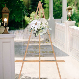 Fall In Love Pumpkin Wedding Welcome Sign