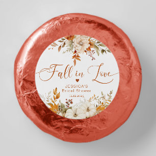 Fall in love rustic bridal shower dipped oreo cookie favors