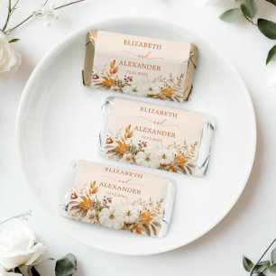 Fall in love Rustic modern Wedding Hershey's Miniatures