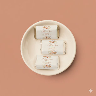 Fall In Love Rustic Terracotta Bridal Shower Hershey's Miniatures