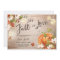 Fall in Love shower invitation Bridal Baby Autumn
