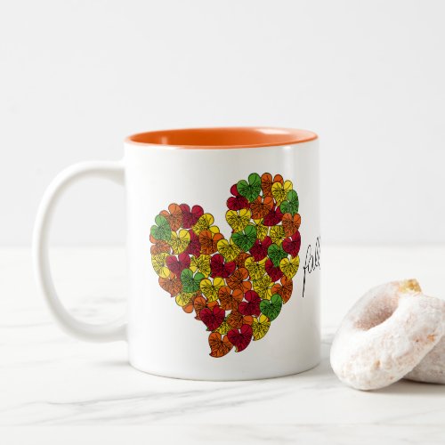 Fall in love_Signature_Multi Two_Tone Coffee Mug