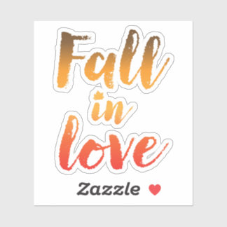 Fall in Love Sticker