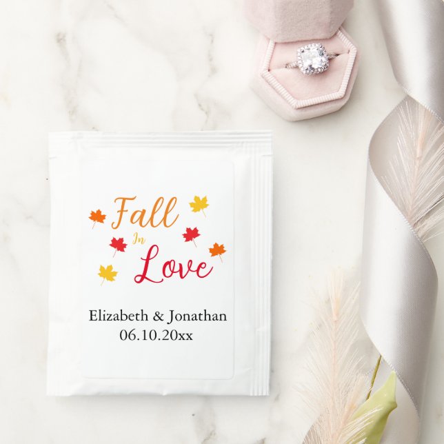 Fall In Love Tea Bag Drink Mix (Wedding)