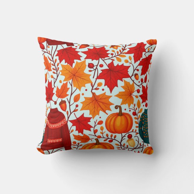Fall in love throw pillow (Front)