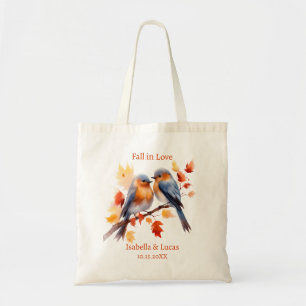 Fall in Love Wedding Favors Tote Bag