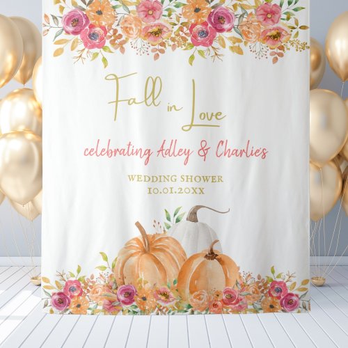 Fall in Love wedding or shower backdrop