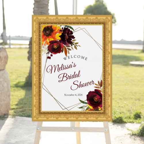 Fall in Love Welcome Sign