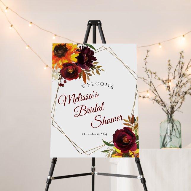 Fall in Love Welcome Sign (In Situ (Stand))