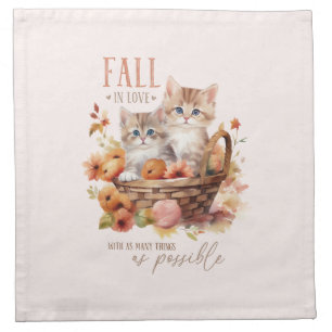 Fall In Love With As Many Things Cloth Napkin