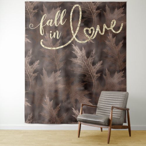 Fall in Love with Autumn  Elegant Photo Backdrop