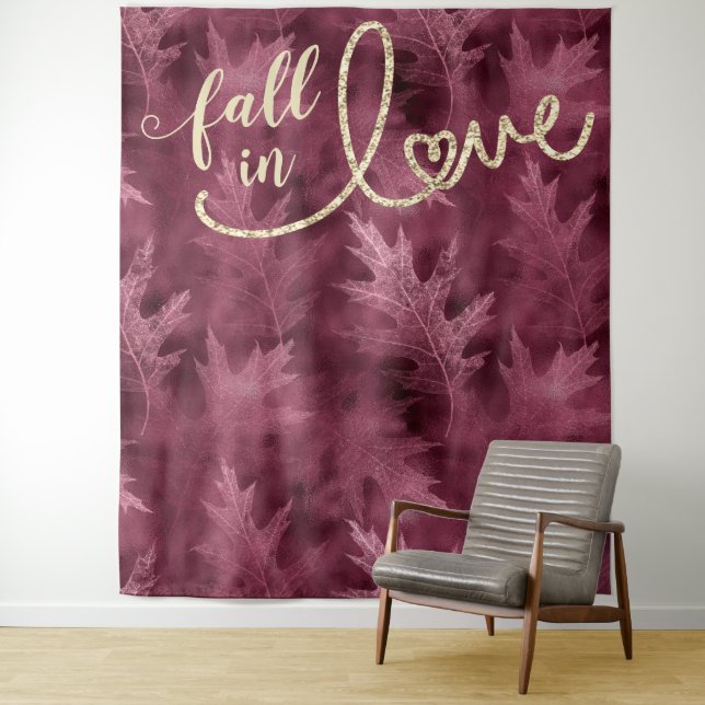 Fall in Love with Autumn | Mulberry Photo Backdrop (In Situ)