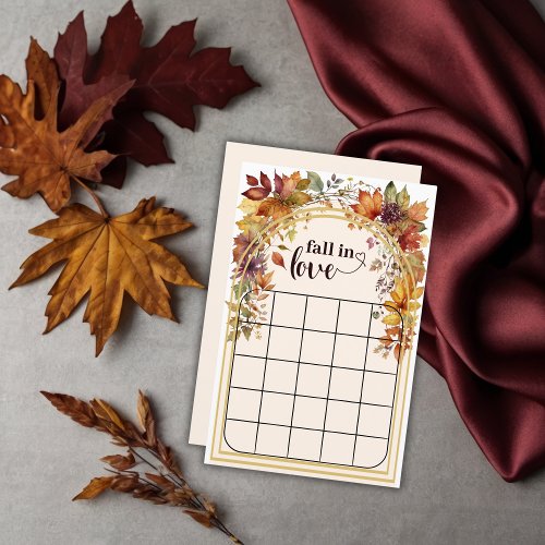 Fall In Love With Baby Autumn Leaves Shower Game