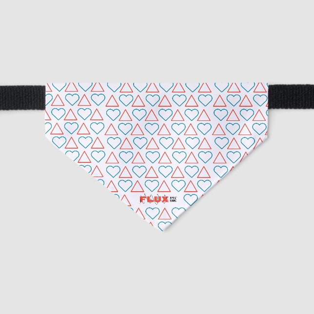 "Fall in Love With Change" Pet Bandana Collar (Front)