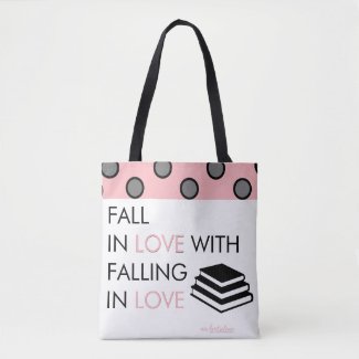 Fall in love with falling in love tote