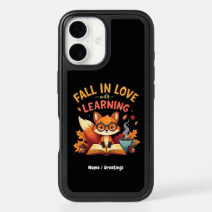 Fall in Love with Learning Funny Halloween Design iPhone 16 Case