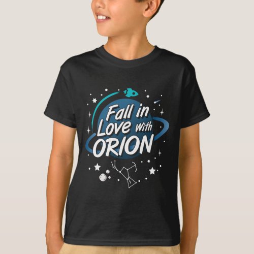 Fall in Love with Orion Constellation Astrology No T_Shirt