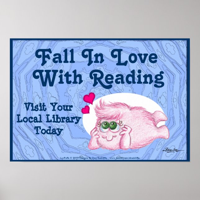 Fall In Love With Reading Poster (Front)
