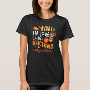Fall In Love With Teaching 2nd Grade Teacher Thank T-Shirt