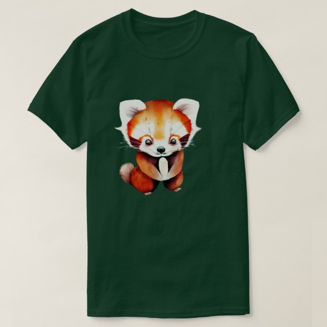 Fall in Love with the Kawai Red Panda T-Shirt (Design Front)