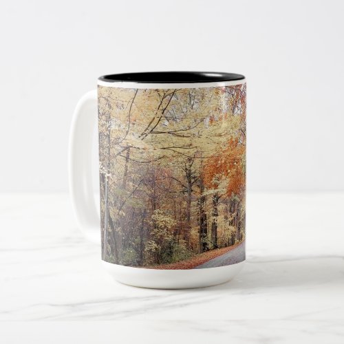 Fall In Pure Michigan Cozy Two_Tone Coffee Mug