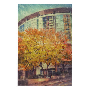 Fall in Seattle Wood Wall Art