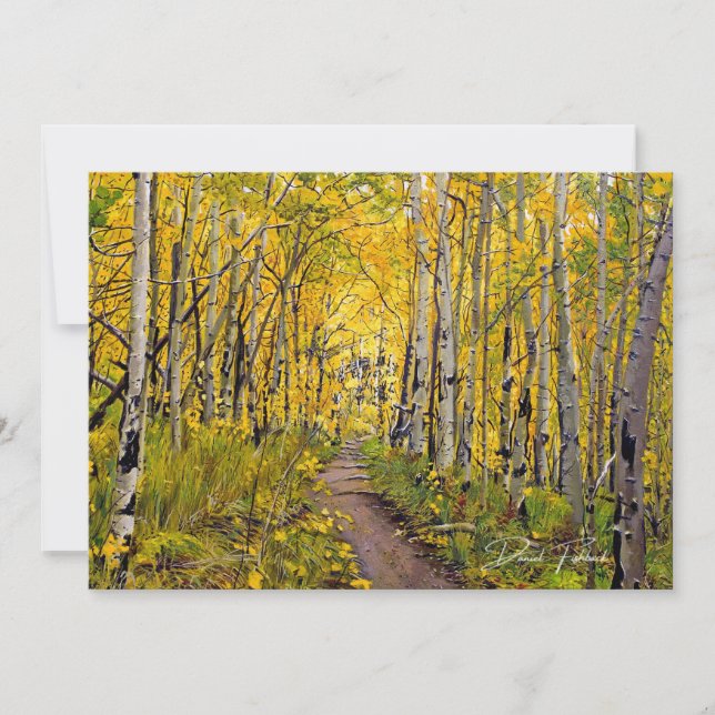 Fall in the Aspen Trees (Front)