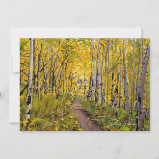 Fall in the Aspen Trees