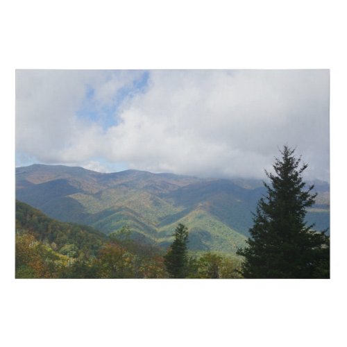 Fall in the Blue Ridge Mountains Faux Canvas Print