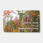 Fall in the Forest Colorful Autumn Photography Badge