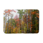 Fall in the Forest Colorful Autumn Photography Bath Mat