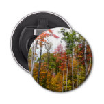 Fall in the Forest Colorful Autumn Photography Bottle Opener