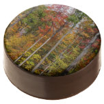 Fall in the Forest Colorful Autumn Photography Chocolate Covered Oreo