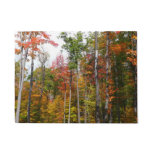 Fall in the Forest Colorful Autumn Photography Doormat