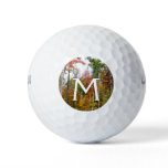 Fall in the Forest Colorful Autumn Photography Golf Balls