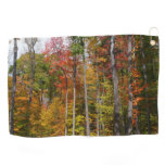 Fall in the Forest Colorful Autumn Photography Golf Towel