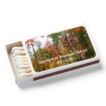 Fall in the Forest Colorful Autumn Photography Matchboxes