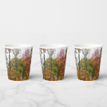 Fall in the Forest Colorful Autumn Photography Paper Cups