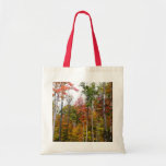 Fall in the Forest Colorful Autumn Photography Tote Bag