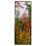 Fall in the Forest Colorful Autumn Photography Wine Gift Bag