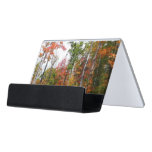 Fall in the Forest Desk Business Card Holder