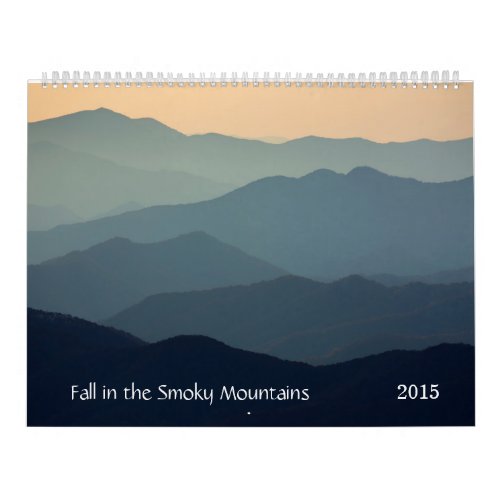 Fall in the Smoky Mountains Calendar