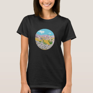 Fall In The Tundra Mountain Foliage Colorado Hikin T-Shirt
